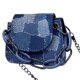 thumbnail image 2 of Bolso de lona resistente, con forma de lápiz labial y teléfono, color azul oscuro, elegante bolso de hombro con cadena para mujer, talla única, 2 of 8