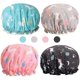 thumbnail image 1 of Gorro de ducha impermeable de doble capa de 4 piezas, 1 of 4