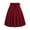 Wine, variant on ZZwxWA Womens High Waist A-Line Pockets Skirt Skater Flared Midi Skirt Ladies Vinage Skirt Solid Color Retro Casual High Waist Cocktail Waist-Length Skirt in 1950S