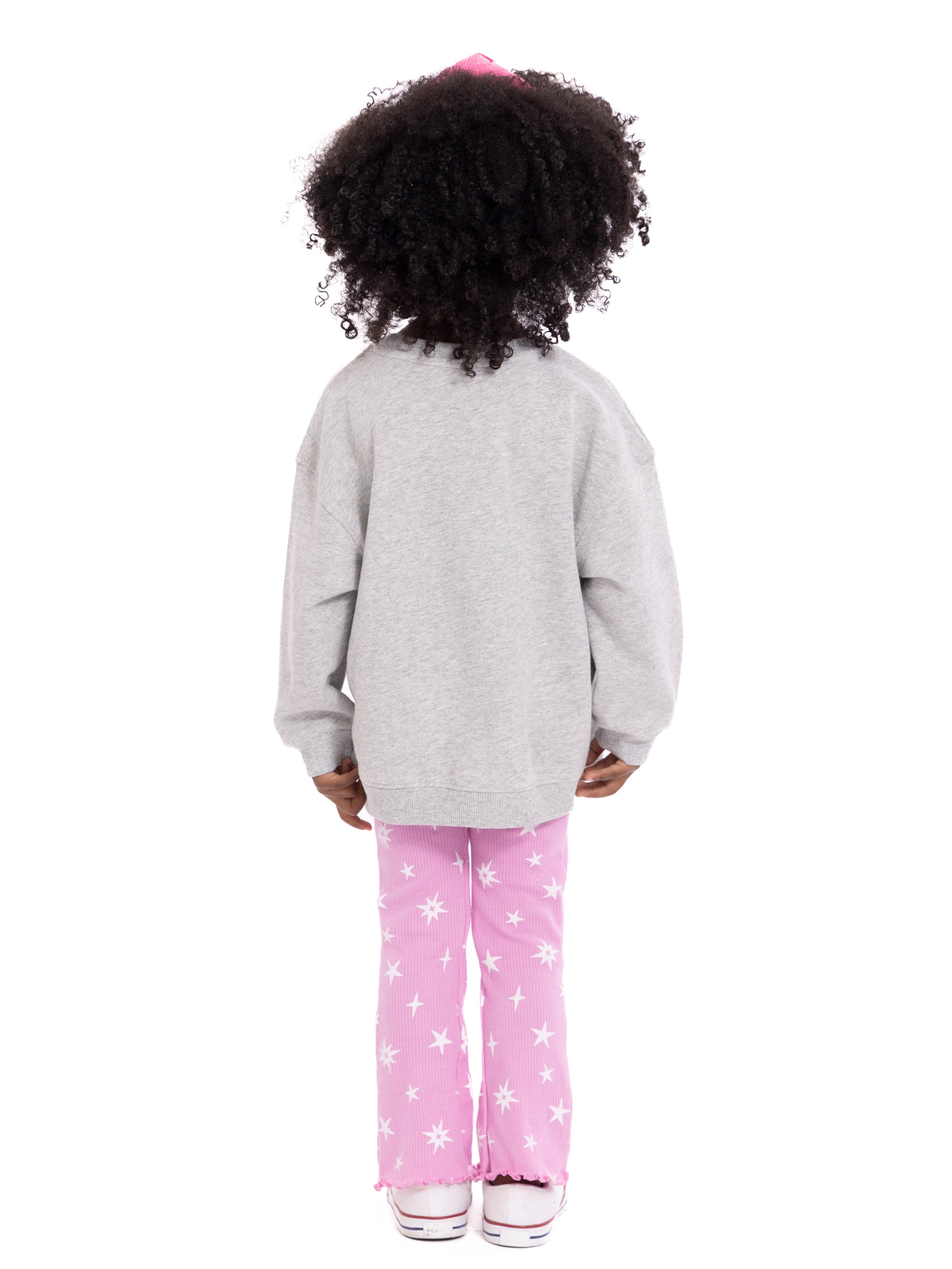 Stitch Toddler Girls Graphic Crewneck Sweatshirt and Flare Leggings Set, 2 Piece, Sizes 12M-5T