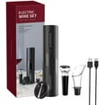 thumbnail image 1 of Electric Wine Opener, Automatic Corkscrew with Fast Opening, Rechargeable Wine Gift Set Including Vacuum Stoppers, Easy Operation for Portable Wine Accessories, 1 of 5