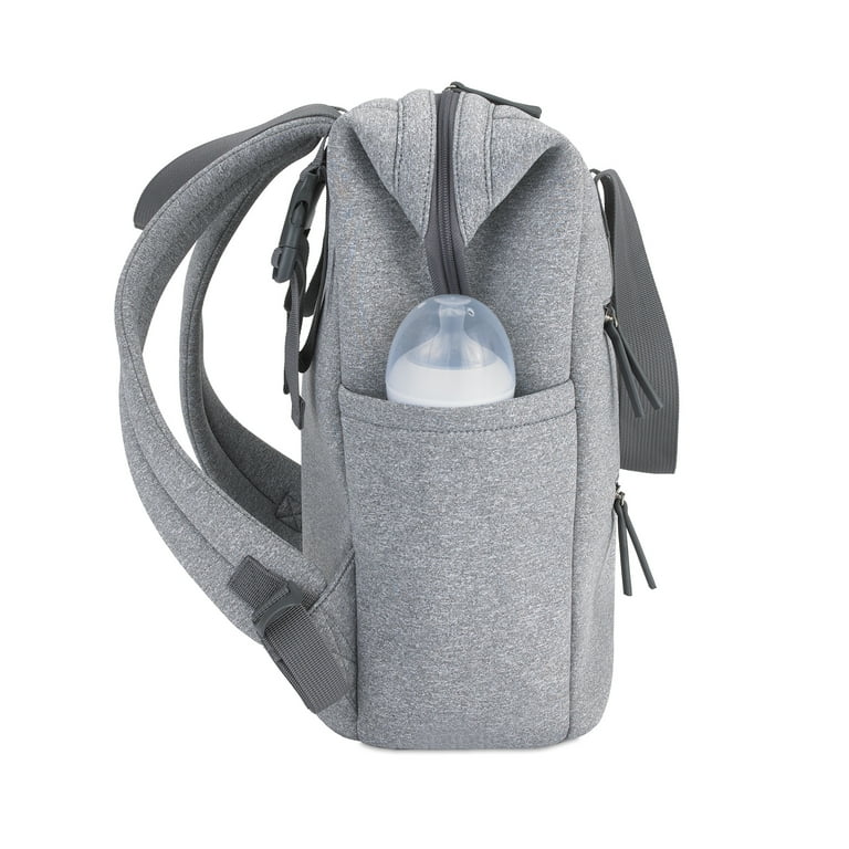 Bananafish Studio Neoprene Back Pack Diaper Bag, Gray, Unisex