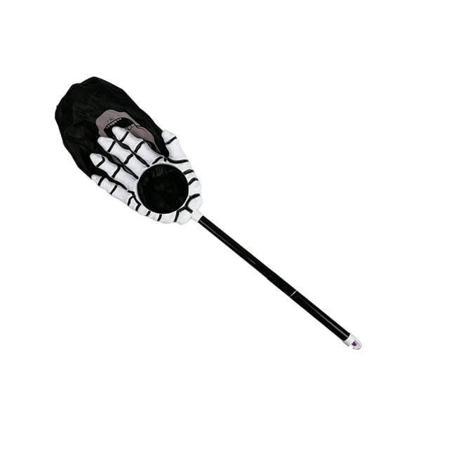 Inteprter Bolsa de calabaza para dulces, paquete de recuerdo, decoración en forma de Palma, paquete de Donut, bolsillo, bolsas de almacenamiento de Kits de decoración para fiestas Negro Inteprter HA068094-02
