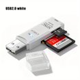 thumbnail image 1 of Robusto lector de tarjetas Micro SD USB 3,0 2,0 2 en 1, transmisión de datos de alta velocidad, compatibilidad de hasta 5Gbps, múltiples para cámara de PC, 1 of 5