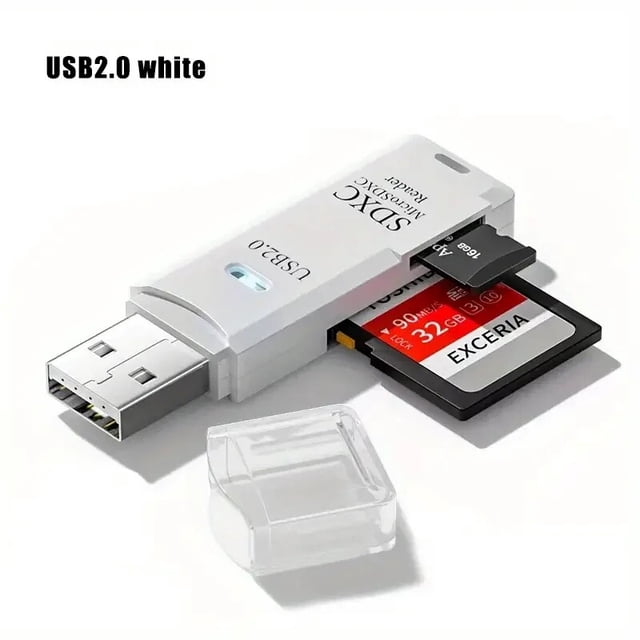 Robusto lector de tarjetas Micro SD USB 3,0 2,0 2 en 1, transmisión de datos de alta velocidad, compatibilidad de hasta 5Gbps, múltiples para cámara de PC