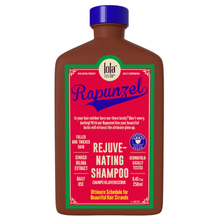 Lola From Rio Rapunzel Rejuvenating Shampoo, strengthening and volumizing formula, paraben & sulfate-free, all hair types, 8.45 fl oz