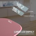 thumbnail image 2 of Digital Bathroom Scale with Rounded Corners and LED Display, 400 lbs with Tape Measure, 2 of 8