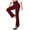 Wine, variant on CQONEPT Womens Dress Pants Bell Bottom Business Casual Office Slacks Pant High Waist Comfy Trendy Fashion Trousers Navy XL