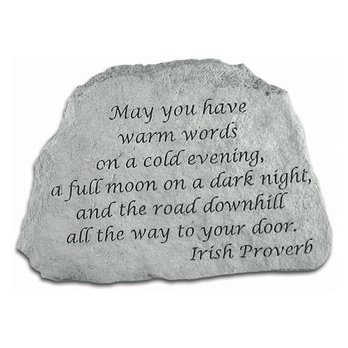 Irish Proverb Garden Accent Stone by Kay Berry