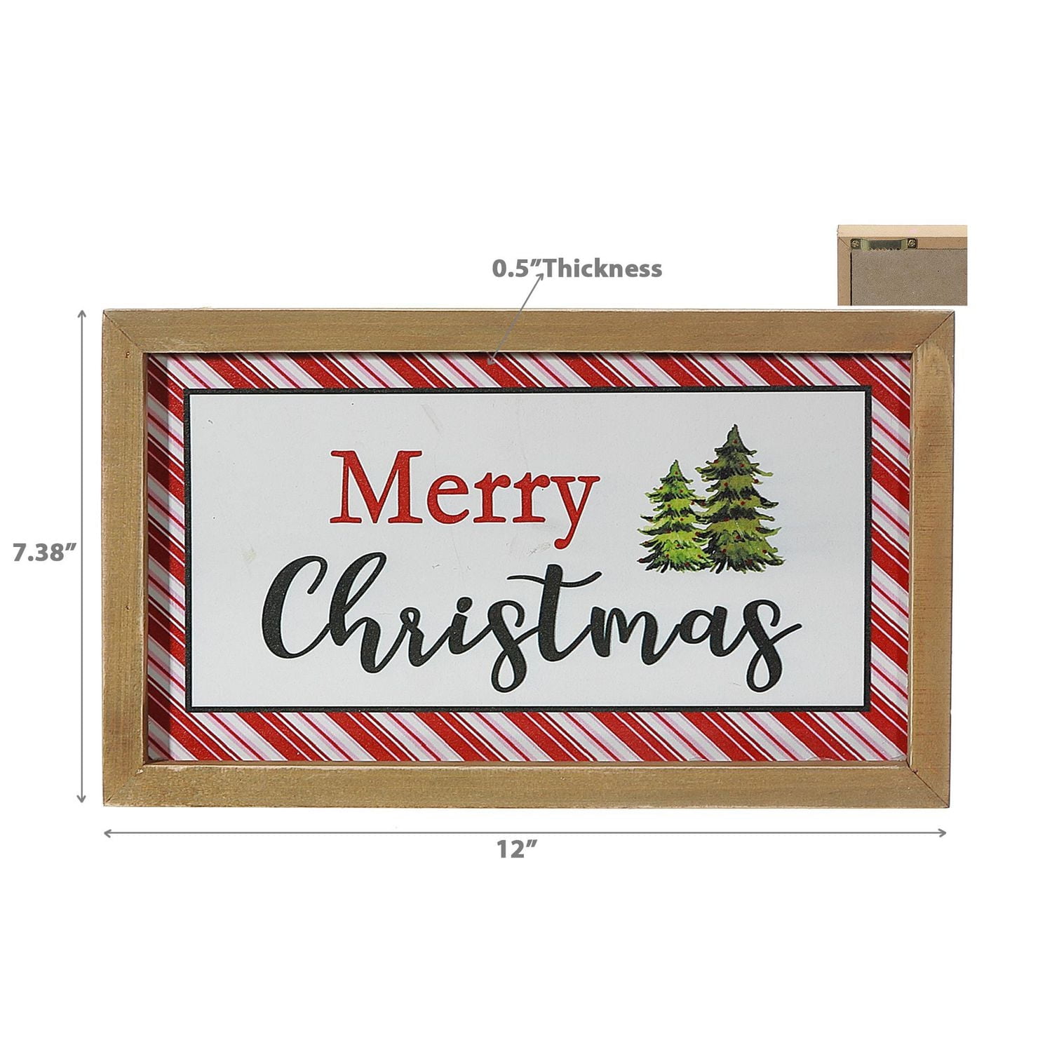 Framed Wall Decor Merry Christmas