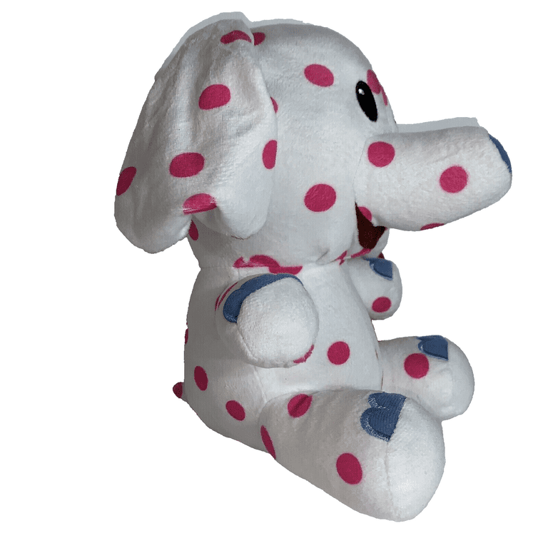 Polka dot elephant stuffed store animal from rudolph