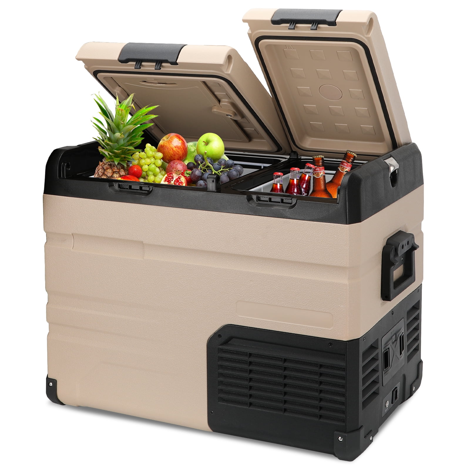 Domende 12 Volt Portable Refrigerator 48qt Car Fridge Freezer,Dual Zone
