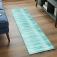 thumbnail image 4 of Runner Rug 2 x 6 Ft, Turquoise Washable Non-Slip Floor Mat for Kitchen Hallway/Entryway, Modern Abstract Art Ombre Striped Long Kitchen Runner Area Rugs for Living Room, Low-Profile, 4 of 7