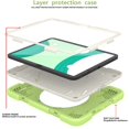 thumbnail image 6 of Dteck Case for iPad A16 11th Gen 11" 2025/10th Generation 10.9" 2022, Heavy Duty Shockproof iPad Cover with Portable Rotation Handle Stand Crossbody Shoulder Strap, Green, 6 of 8