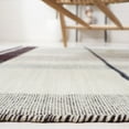 thumbnail image 4 of SAFAVIEH Striped Kilim Terence Striped Area Rug, Ivory/Grey, 9' x 12', 4 of 10