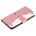 thumbnail image 4 of PU Leather Wallet Case for Samsung Galaxy S22, Detachable Wrist Hand Strap Magnetic Folio Purse Cover with Card Holder Flip Kickstand Full Body Shockproof Phone Case for Samsung Galaxy S22, Pink, 4 of 6