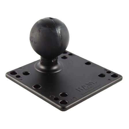 RAM MOUNT 4.75 SQ. VERA BASE 100 X 75MM W/ 2.25" BALL