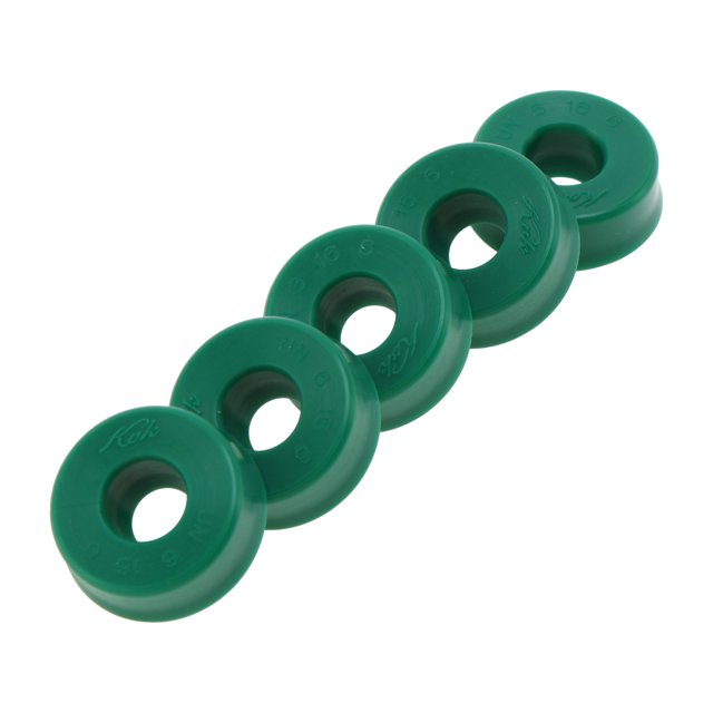 Anillo de sello de aceite universal Unique Bargains Sello de labio UN 6x16x6mm Alta presión TPU Verde 5 Pcs