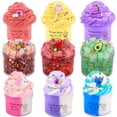 thumbnail image 1 of Slime Kit DAHIOQHAJ, paquete de 9:3 cubos de gelatina crujientes, 3 nubes, 3 mantequilla, 1 of 7