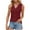 Wine, variant on WXLWZYWL Women'S Solid Colour V-Neck Vest Summer Lace Splicing Sleeveless T-Shirt Tops Short-Sleeved V-Neck Tops/Shirts