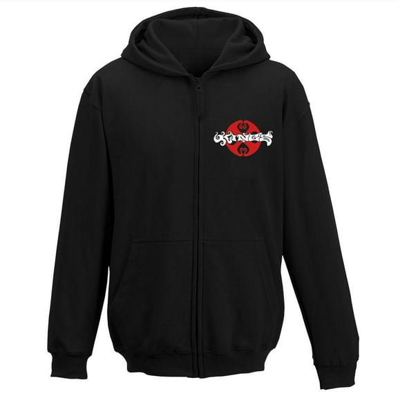 King's X Pocket Print Logo Zip Hoodie Sweatshirt