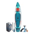 thumbnail image 1 of Jimmy Styks Inflatable Blow Up Stand Up SUP Puffer Paddle Board w/ Pump and Bag, 1 of 6