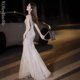 thumbnail image 3 of Vestidos de Noche largos elegantes y sexys para mujer, vestidos de fiesta de cumpleaños de malla, Maxi Vestido de verano con lentejuelas 2024, 3 of 5