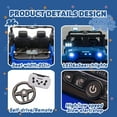 thumbnail image 5 of iRerts 24v Ride on Toys, 2 Seater Ride on Cars for Big Kids Boys Girls Ages 3-8, Kids Cars Electric Ride on Vehicles with Remote Control, Bluetooth, MP3/USB Ports, 4 Wheels Shock Suspension, Blue, 5 of 10