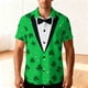 thumbnail image 1 of Ceisia St. Patrick's Day Men's Unisex Hawaiian Shirt | Summer Beach Casual Short Sleeve Button Down Gift Printed Top, 1 of 9