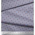 thumbnail image 2 of Soimoi Grey Cotton Voile Fabric Curve Diamond & Ship Wheel Nautical Print Fabric by the Yard 42 Inch Wide, 2 of 3