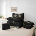 thumbnail image 6 of Castle Fairy 7-Piece Leopard Queen Bedding Comforter Set, 6 of 8