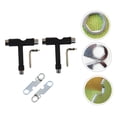 thumbnail image 4 of Mobutofu 4 Pcs Kit d'Outils de Planche à Roulettes Clé de Skate et Clé Allen pour Ajuster les Roues 3.93x4.32x0.79 Pouces, 4 of 8