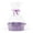 Purple, variant on BIZHUA Small Basket with Gift Bag and Ribbons 12"X 8" X 5" Cute Small Woven Basket Rope Shelf Toys Storage Basket with Handle Decorative Empty Gift Basket, 1X Decorative Empty Gift Basket