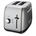 thumbnail image 1 of Tostadora KitchenAid KMT2115 de 2 rebanadas para bagel plateada, 1 of 4