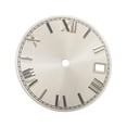 thumbnail image 4 of Esfera de reloj de 28,5mm para movimiento automático NH35, diseño Vintage con calendario, esfera de reloj, números , reparación de piezas de Argenta blanca, 4 of 10