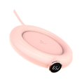 thumbnail image 2 of kurtrusly Tea Coffee Heater Coasters Pad Touch Control for Milk Hot Coffee Desk Use Pink 16.5x12x2cm 1Set, 2 of 6