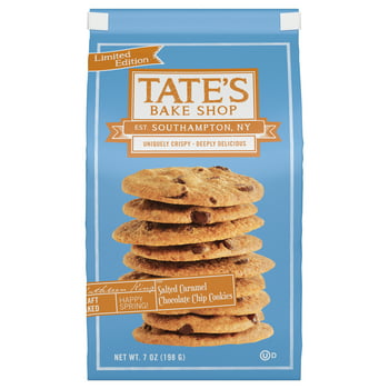 Tate's Bake Shop Salted Caramel Chocolate Chip Cookies, Limited Edition, 7 oz