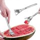thumbnail image 1 of 2 In 1 Waton Slicer -less Steel Fruit Cutting Fork Melon Slicer Cube Cutting Tool For Kit Gadt (silver), 1 of 5