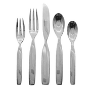 Sasaki Double Helix 18/10 Stainless 5pc. Place Setting by Ward Bennett