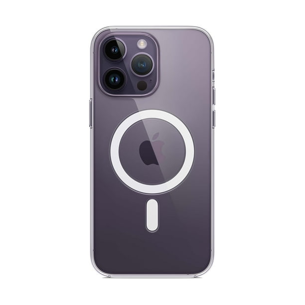 Funda para teléfono Apple iPhone 14 Pro Max transparente con silicona MagSafe