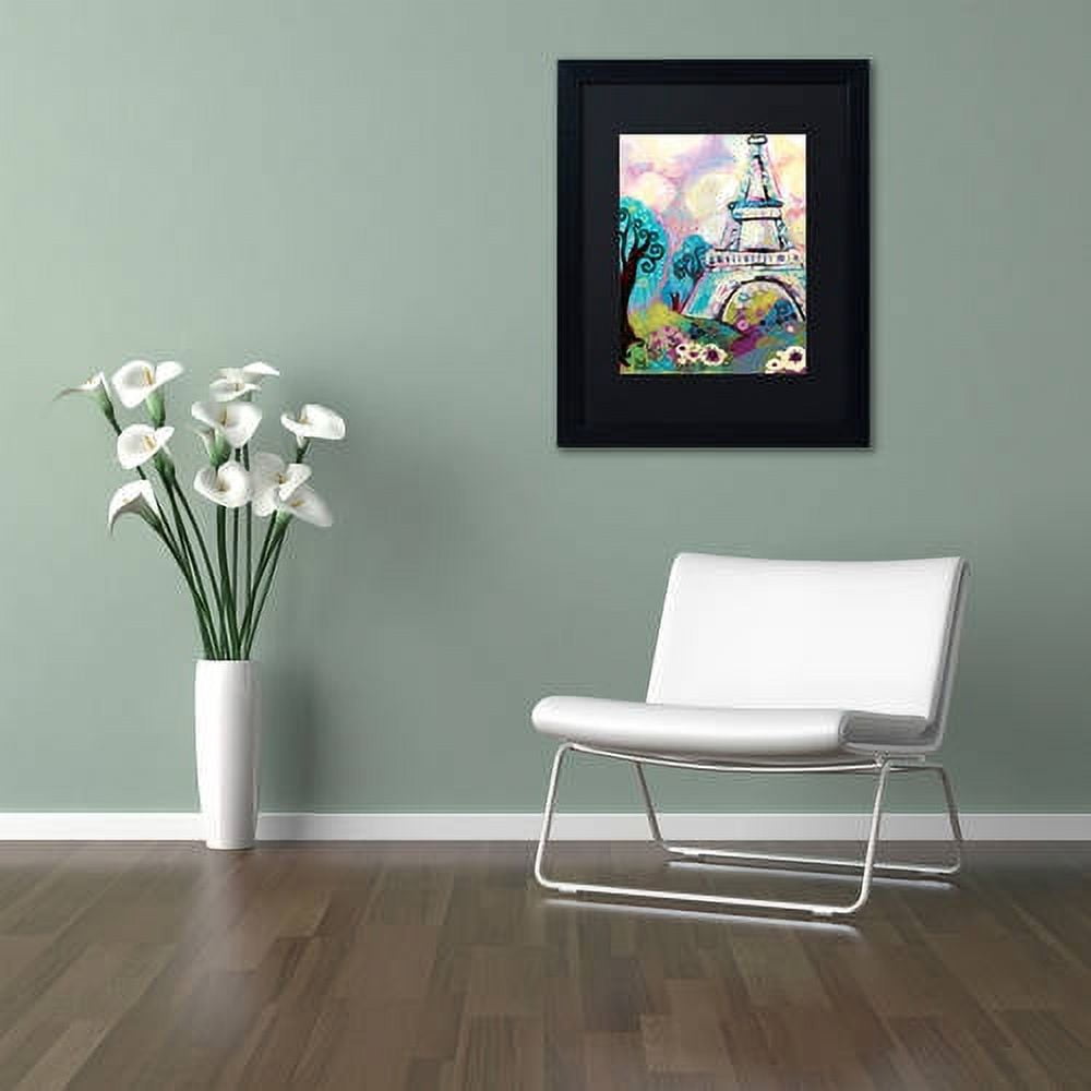Trademark Fine Art "La Dame De Fer" Canvas Art by Natasha Wescoat, Black Matte, Black Frame