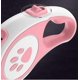 thumbnail image 3 of Correa retráctil para perros de 5 m, correa antienredos para perros pequeños y grandes, correa resistente para caminar para mascotas (rosa 0) brillar  Electrónica, 3 of 5