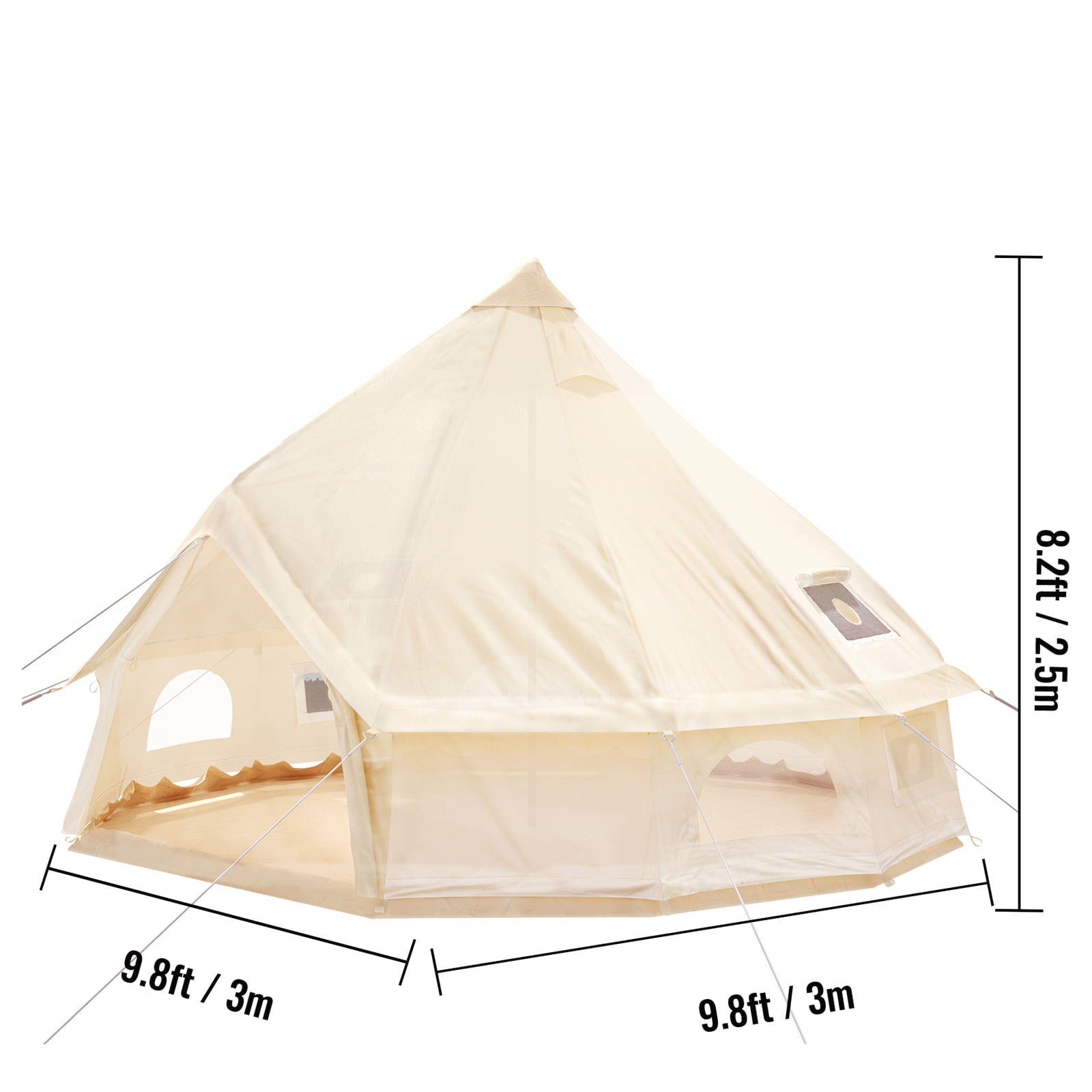 Bell Tent Cover/Protector Reflective Silver Blackout Material - Karma Canvas