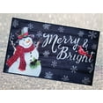 thumbnail image 4 of Natco Christmas Accent Rug, Snowman Cardinal Merry & Bright Multi-Color, 4 of 7