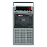 QFX Retro-40 Shoebox-Style Cassette Tape Player/Recorder with Bluetooth and USB Playback, RETRO-40
