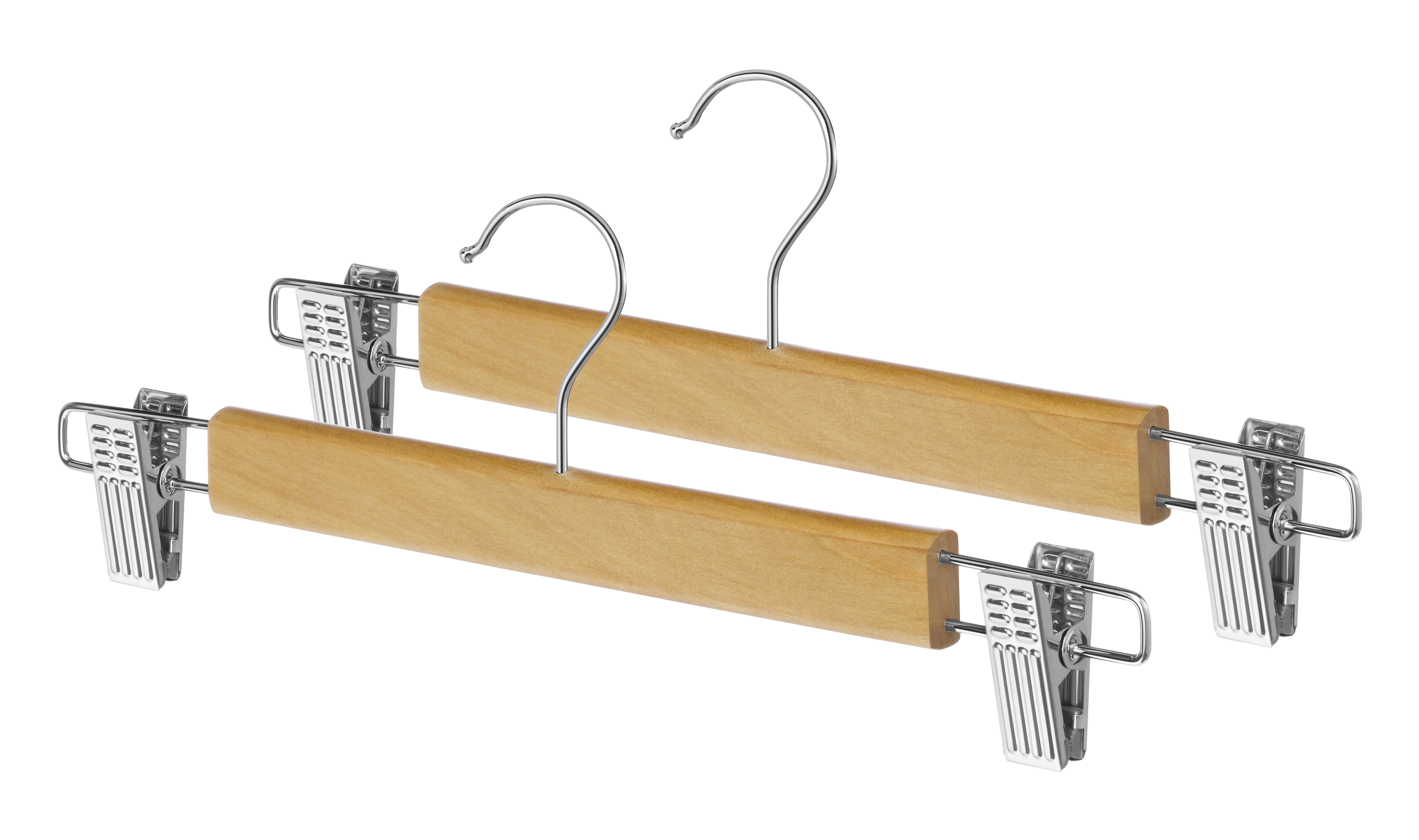 Whitmor 6026311 Natural Wood Skirt Hangers