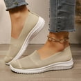 thumbnail image 2 of longantii Orthopedic Casual Shoes for Women Arch Support Slip on Non Slip Tennis Shoes Wide Width Mesh Stretch Volleyball Shoes Soft 2026 New Foam Shoes Khaki, 2 of 8
