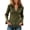 Army Green, variant on Western Fringe Long Sleeve Shirts for Women Lapel Button Down Suede Tassel Top Cowgirl Country Blouse Pink M