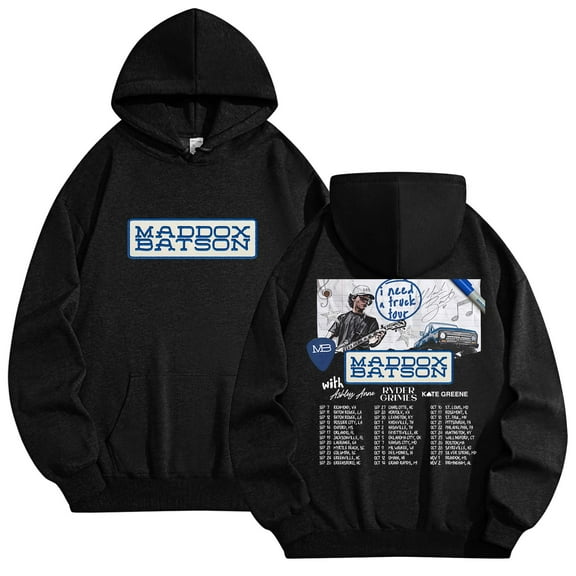 Maddox Batson I Need A Truck Tour Merch Hoodies Women Men Long Sleeve Casual Sweatshirt Clothes