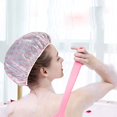 thumbnail image 4 of NETSENG 6 PCS Shower Caps Waterproof Elastic Reusable Bathing Hair Cap Waterproof EVA Plastic Shower Cap, 4 of 6
